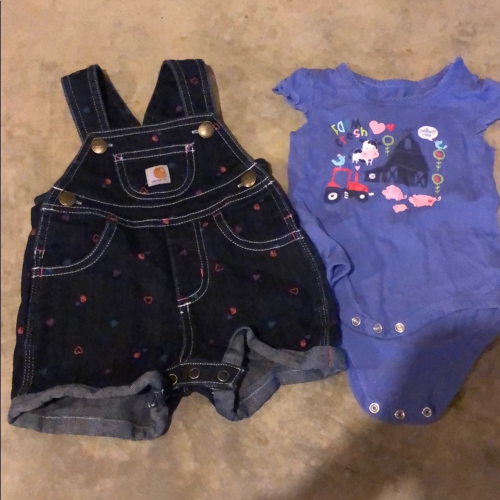 Carhartt 3 month lot. Like new